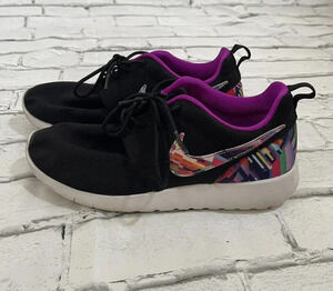 Nike Roshe One Print Low Black - 677784-004 Size 5Y